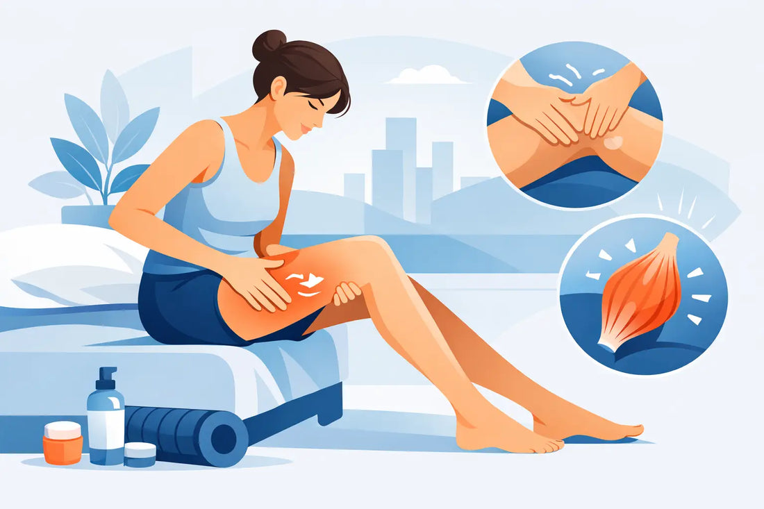 Selbstmassage bei steifen Beinen richtig anwenden