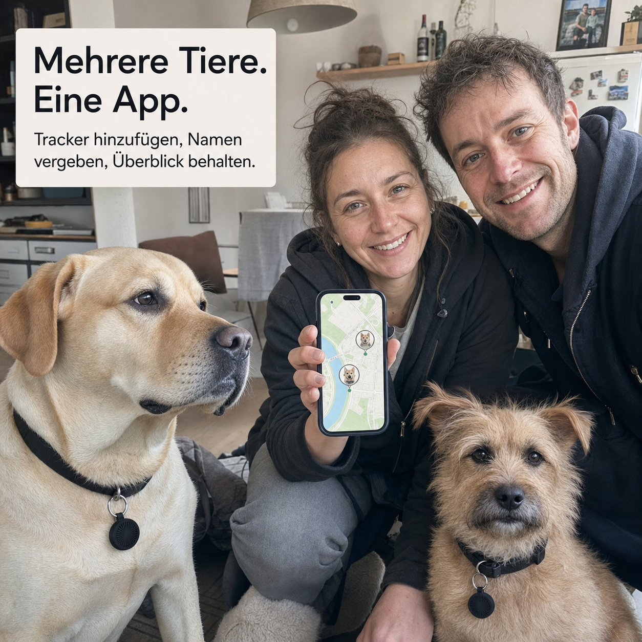 PawSafe Hunde- & Katzenfinder – smarter Ortungstracker
